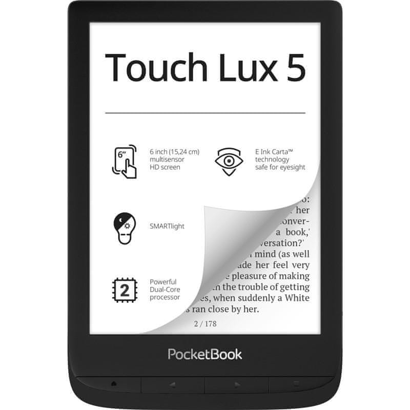 Levně PocketBook 628 Touch Lux 5 Ink Black