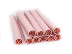 Kraftika Fimo tyčinky, růžovočervené, lízátko, dekorace na nehty