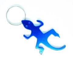 Kraftika 1ks modrá metalíza salamander ještěrka ještěrka zvíře