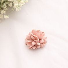 Kraftika Umělá růžová květina, dekorace do vlasů, svatební účes