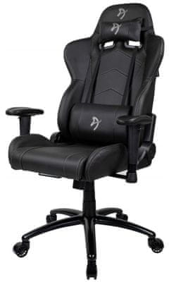 Gamer szék Arozzi Inizio, ergonomikus felépítés, kényelem, 105 kg teherbírás, állítható, forgatható, fejpárna és derékpárna