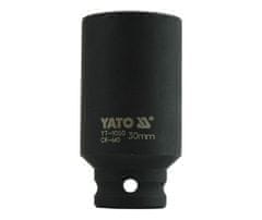 YATO 1/2" hlavice 30mm šestihranná prodloužená průmyslová YT-1050 YATO