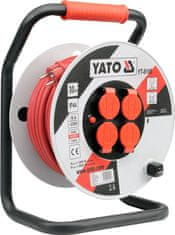 YATO Kabel prodlužovací 30m buben 4 zásuvky YT-8106 YATO