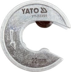 YATO Řezač na trubky PVC, hliník, měď 22mm YT-22355 YATO