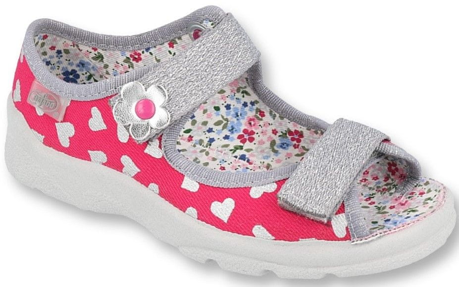 Befado dívčí sandálky Max 969X147 25, růžová