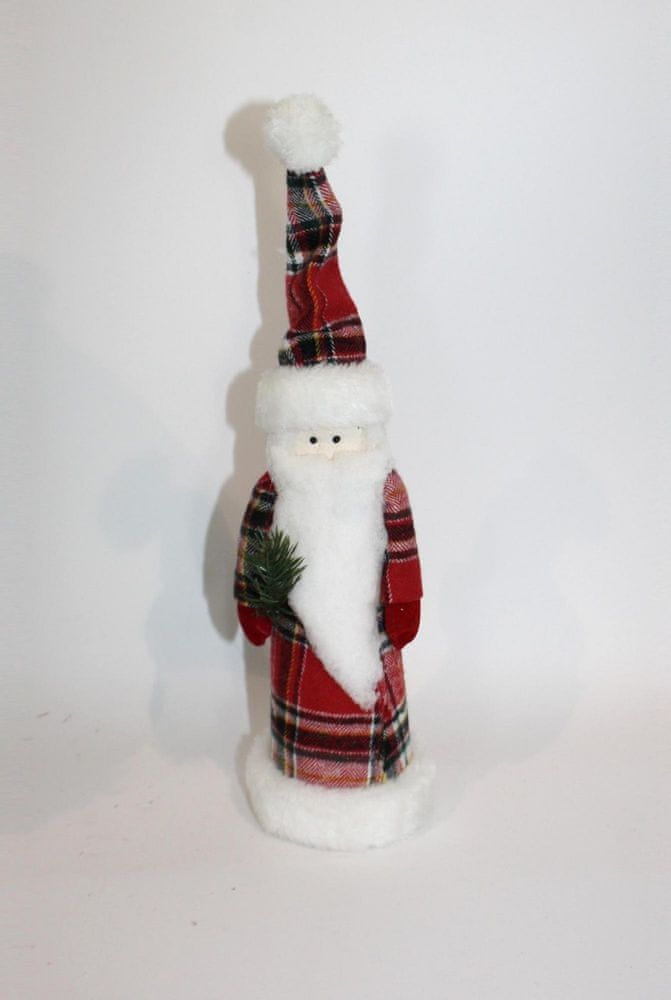DUE ESSE Vánoční dekorace Santa, 33 cm