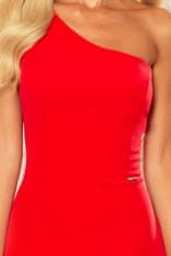 Numoco Dámské asymetrické šaty Morgauwse červená XS