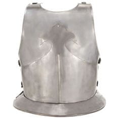 Greatstore Středověký rytířský kyrys pro LARPy replika stříbro ocel