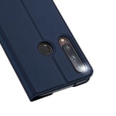 Dux Ducis Skin Pro knížkové kožené pouzdro na Huawei P40 Lite E, modré