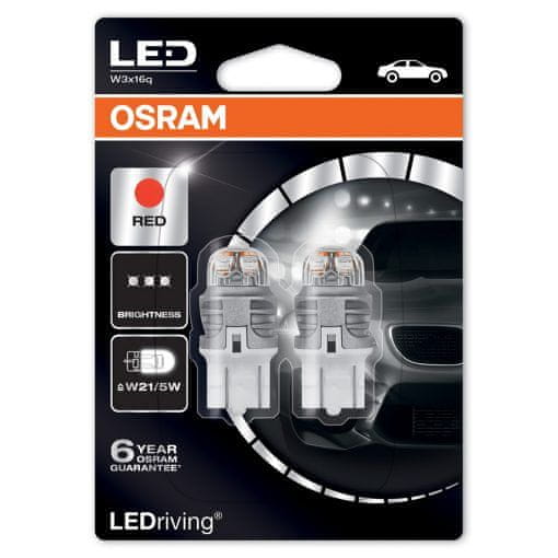 Osram LEDriving Premium 7915R-02B W21/5W červená