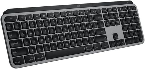 Logitech MX Keys MAC, šedá (920-009558) membránová kancelářská klávesnice USB-C Bluetooth