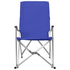 Greatstore Skládací kempingové židle 2 ks modré