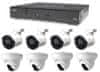 Avtech Kamerový set 1x DVR DGD1009AV, 4x 2MPX Dome kamera DGC1004XFT a 4x 2MPX Bullet kamera DGC1105YFT + 4x napájecí zdroj ZDARMA!