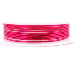 Kraftika Růžový obalený hliníkový drátek na tvoření
