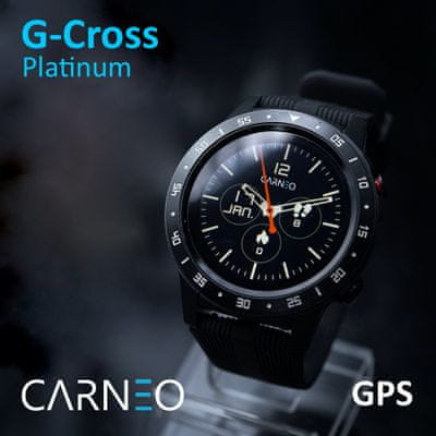 Chytré hodinky Carneo G-Cross platinum, multi šport, tep, tlak, spánok