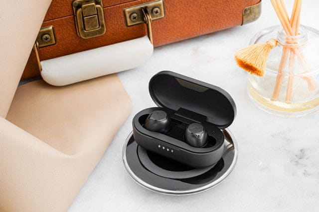 Bezdrátová sluchátka EarFun Free baterie až 30 hodin dotykové ovládání hands-free vestavěný mikrofon bluetooth