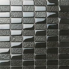 Maxwhite Mozaika DG805 skleněná černá 30x30cm sklo- kobalt
