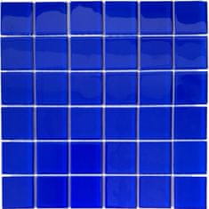 Maxwhite Mozaika CH4409PM skleněná modrá 30x30cm sklo