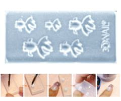 Kraftika Silikonová formička pro tvoření dekorací na nehty