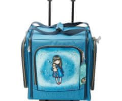 DoCrafts Cestovní taška a organizér na kolečkách gorjuss v modrém