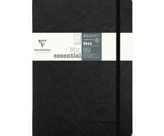 Clairefontaine Zápisník tečkovaný my.essential s šitou vazbou a5 - černý