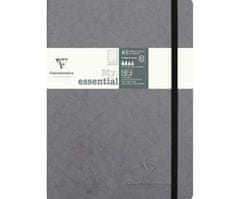 Clairefontaine Zápisník tečkovaný my.essential s šitou vazbou a5 - šedý