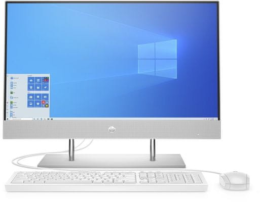 Domácí, kancelářský počítač All-in-One HP 24-dp0004nc AiO (25N60EA) klávesnice monitor myš počítač v jednom