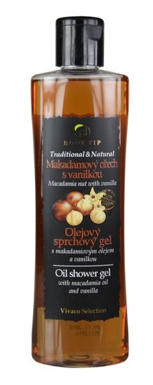 Body tip Olejový sprchový gel Makadamový ořech s vanilkou BODY TIP  200 ml