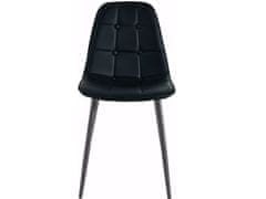 Danish Style Jídelní židle Titte (SET 4 ks), černá
