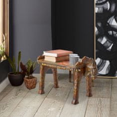 Danish Style Odkládací stolek Vite, 58 cm, hnědá