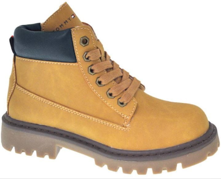 Tommy Hilfiger chlapecká kotníková obuv T3B5-30965-0785200 36 žlutá - zánovní