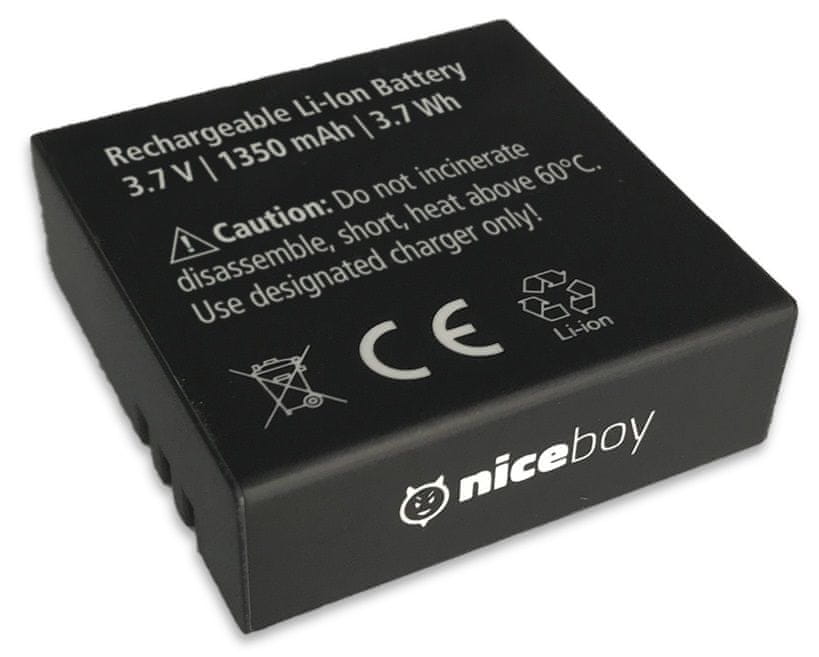Niceboy Baterie 1350 mAh pro VEGA X PRO - zánovní