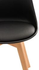 BHM Germany Jídelní židle Lina (SET 4 ks), černá