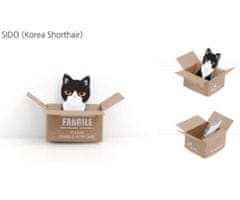 Kraftika Lepicí lístečky - note pad ve tvaru kočky v krabici