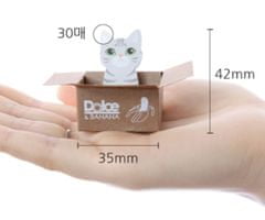 Kraftika Lepicí lístečky - note pad ve tvaru kočky v krabici