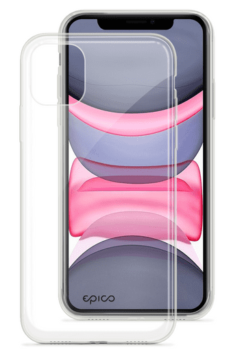 Levně EPICO Twiggy Gloss Case iPhone 12 Mini (5,4") - bílý transparentní 49910101000002