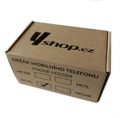 YSHOP hliníkový držák telefonu s USB nabíječkou