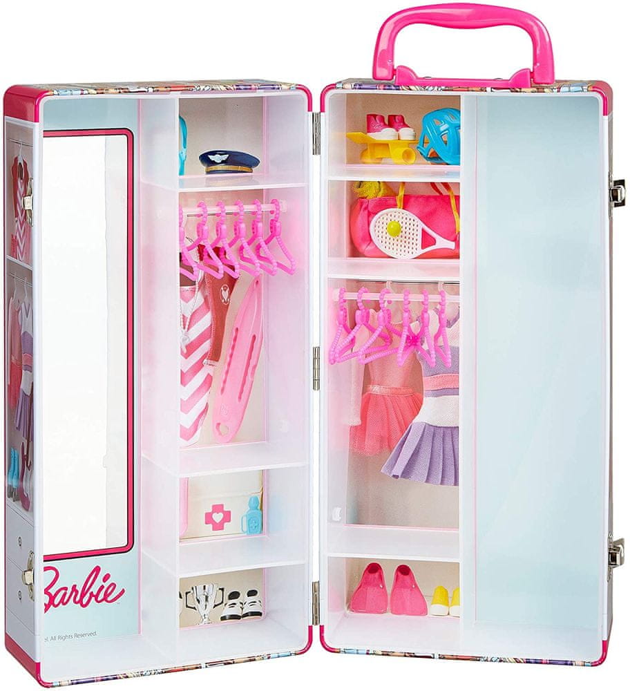 Klein Barbie šatník v kufříku