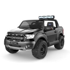 Beneo Elektrické autíčko Ford Raptor, černé, Kvalitní odpružení, LED světla, Plastový sedák, 2,4 GHz DO