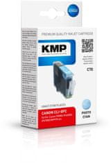KMP Canon CLI-8PC (Canon CLI 8PC, Canon CLI 8 PC) modrý foto inkoust pro tiskárny Canon