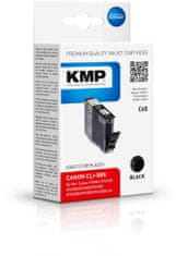 KMP Canon CLI-8Bk (Canon CLI 8Bk, Canon CLI 8 Bk) černý inkoust pro tiskárny Canon
