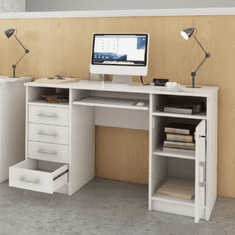 BPS-koupelny PC stůl, bílá, B9 NEW