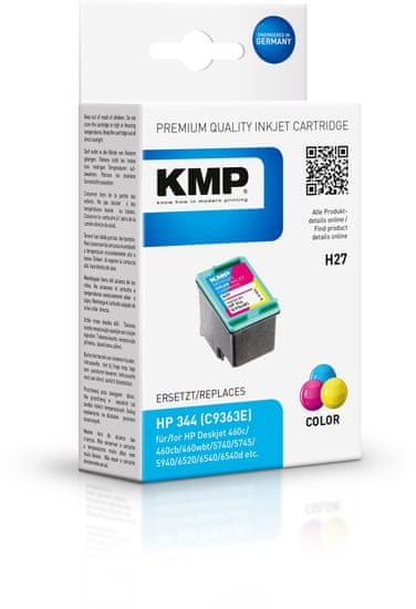 KMP HP 344 (HP C9363, HP C9363EE) barevný inkoust pro tiskárny HP