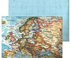Ursus Fotokarton 22,7x32,7cm oboustranný mapa evropy 300g/m2