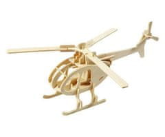 Clairefontaine 3d dřevěný model vrtulník, kreativní sady, kreativita škola