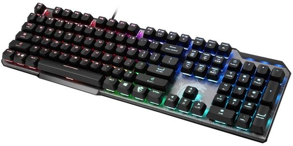 Herní klávesnice MSI Vigor GK50 Elite, Kailh White podsvícení RGB