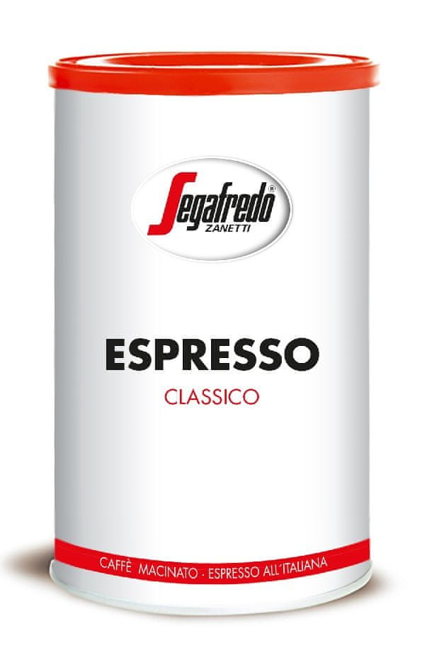 Levně Segafredo Zanetti Classico Espresso 250 g mletá, plech