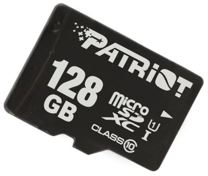 Paměťová karta Patriot microSDXC 128GB Class 10 + adaptér (PSF128GMCSDXC10) 128gb
