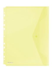 Donau Spisové desky, s drukem, s děrováním, žlutá, A4, PP 8540001PL-11