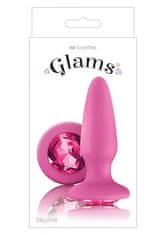 NS Novelties Anální kolík s krystalem Glams Pink Gem